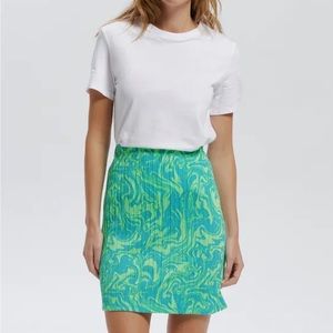 2pc Set, Tank & Skirt, multicolour psychedelic tank and skirt to mix and match